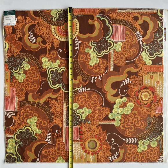 Rare Vintage 60s Cohama Upholstery Fabric in Maxime Pattern - Picture 5 of 10